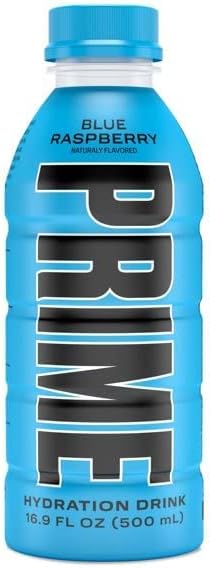 Prime Hydration Sports Drink 5 Pack - Grape, Orange, Blue Raspberry, Tropical Punch, & Lemon Lime(5 Bottles, 16 Fl Oz. Each)