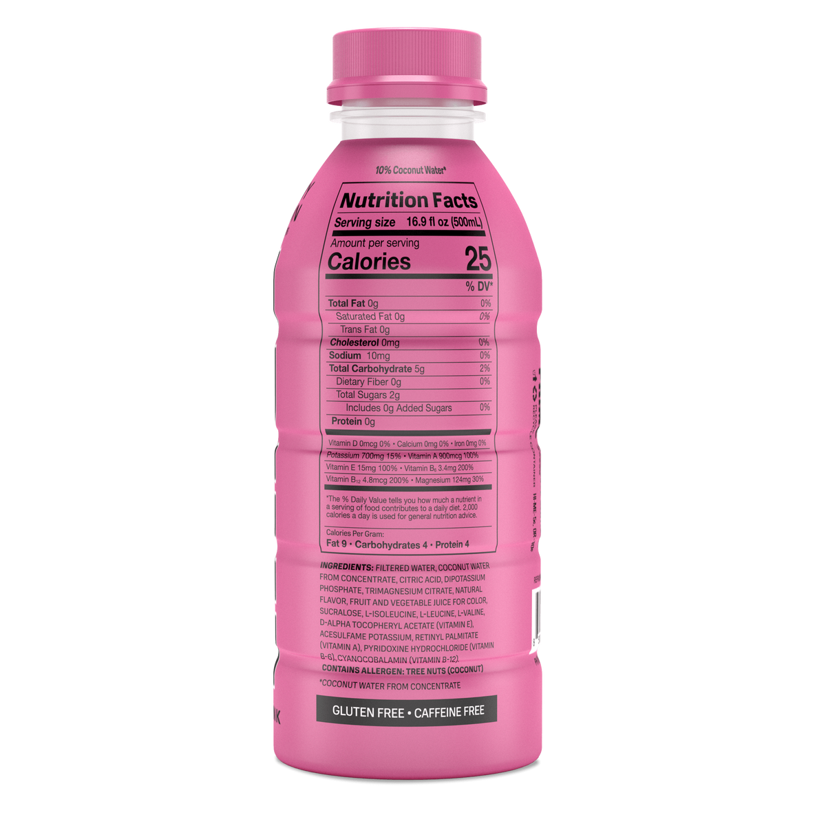 Prime Hydration Sports Drink Strawberry Watermelon (12 Drinks, 16 Fl Oz. Each)