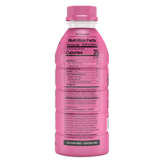 Prime Hydration Sports Drink Strawberry Watermelon (12 Drinks, 16 Fl Oz. Each)