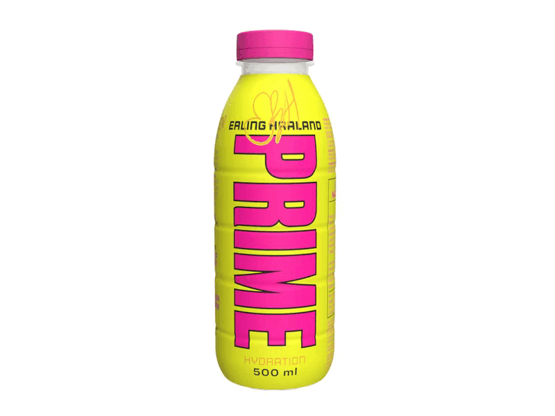 UK - Special Edition Erling Haaland Strawberry Lemonade Prime Hydration