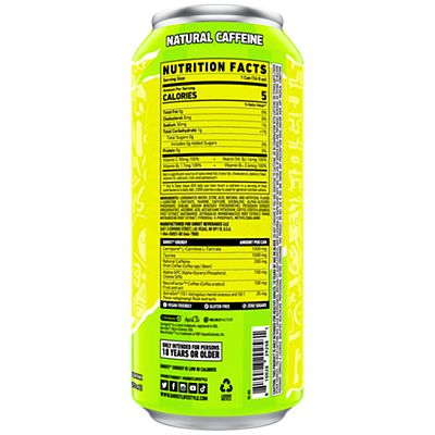 GHOST Energy Drink - Zero Sugar - Citrus (12 Drinks, 16 Fl Oz. Each)