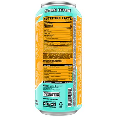 GHOST Energy Drink - Zero Sugar - Tropical Mango (12 Drinks, 16 Fl Oz. Each)