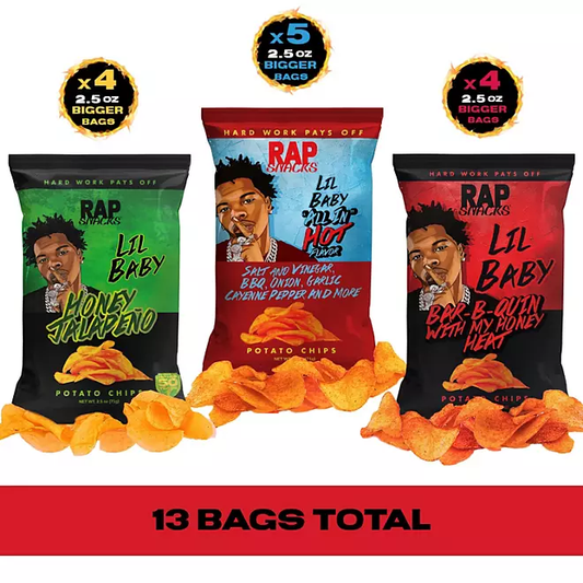 Rap Snacks Hot Box Variety Pack Chips (13 ct)