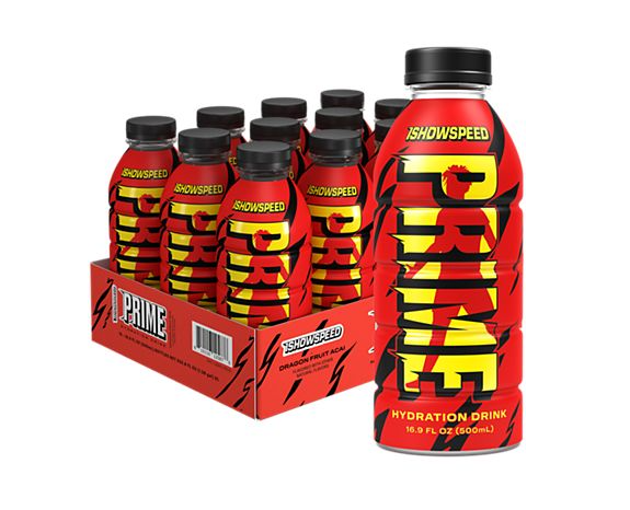 USA - Limited Edition IShowSpeed Dragon Fruit Acai Prime Hydration