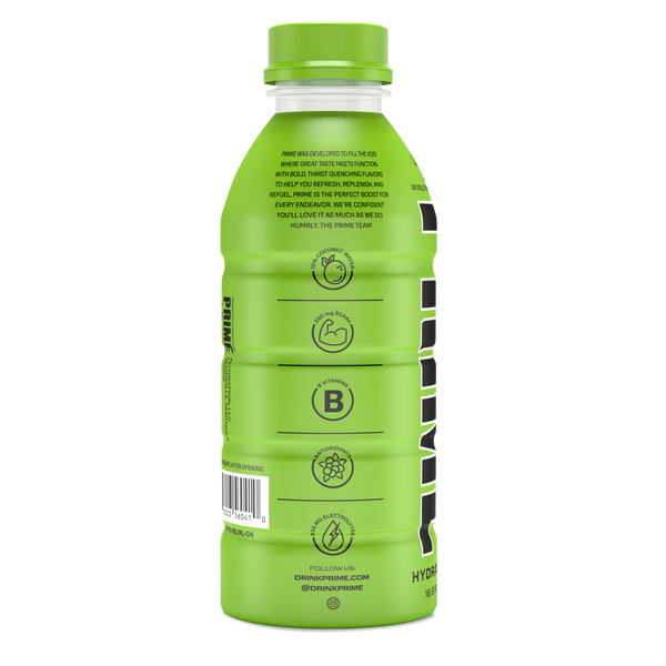 Prime Hydration Sports Drink Lemon Lime (12 Drinks, 16 Fl Oz. Each)