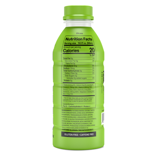 Prime Hydration Sports Drink Lemon Lime (12 Drinks, 16 Fl Oz. Each)