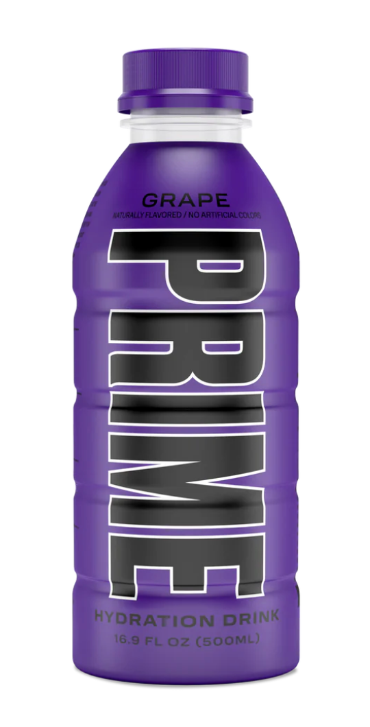 10 Flavours of Prime Hydration Glowberry, Lemonade, Strawberry Watermelon, Meta Moon, Ice Pop, Tropical Punch, Blue Raspberry, Lemon Lime, Grape, & Orange