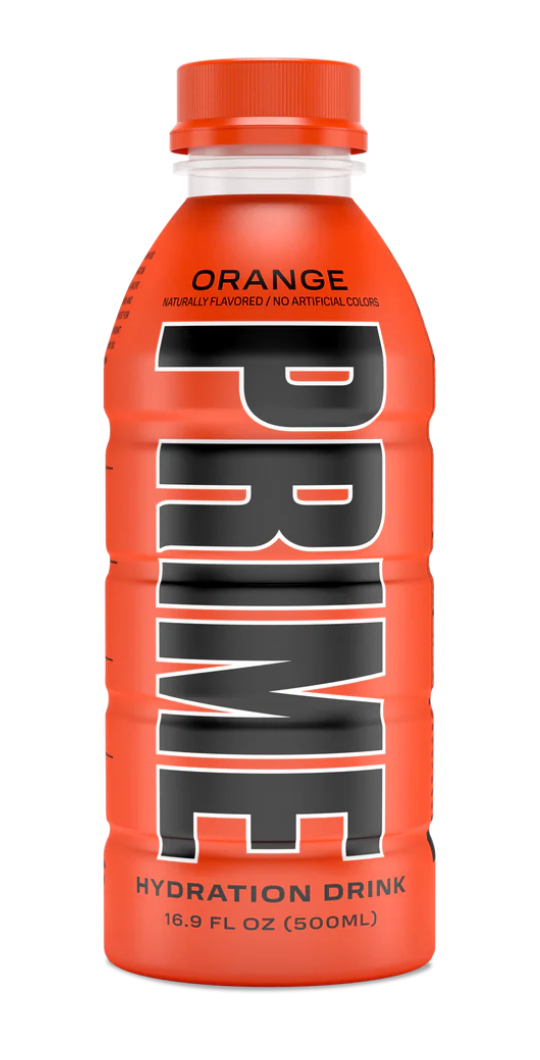 10 Flavours of Prime Hydration Glowberry, Lemonade, Strawberry Watermelon, Meta Moon, Ice Pop, Tropical Punch, Blue Raspberry, Lemon Lime, Grape, & Orange