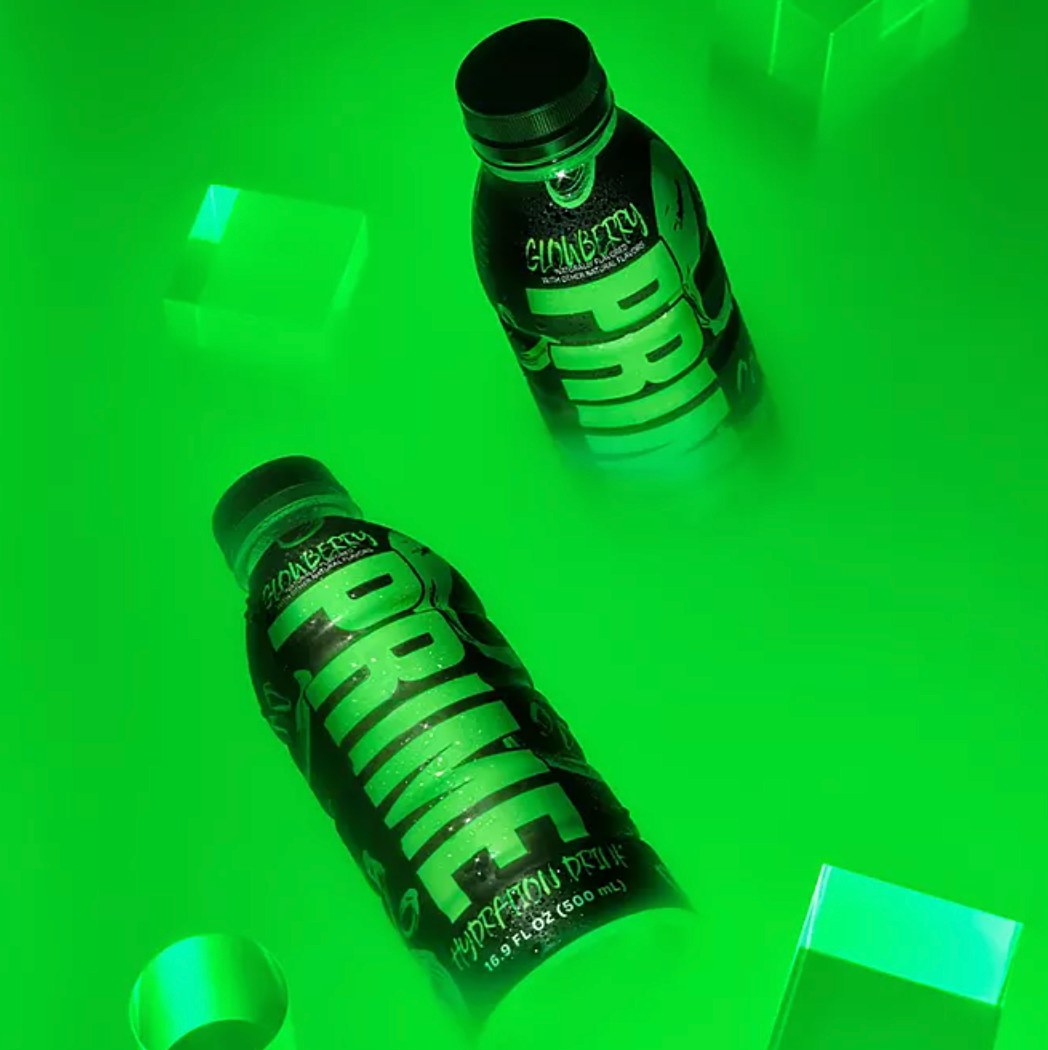 Limited Edition Prime Hydration Glowberry Variety Pack (15 Drinks, 16 Fl Oz. Each)