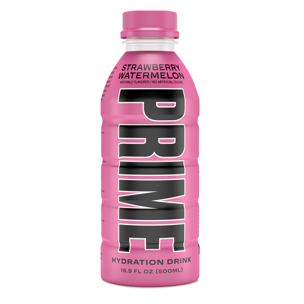 12 Pack of the Best Flavours!!! - Prime Hydration Strawberry Banana, Cherry Freeze, Grape, Glowberry, Lemonade, Strawberry Watermelon, Meta Moon, Ice Pop, Orange, Tropical Punch, Blue Raspberry & Lemon Lime