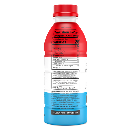 Prime Hydration Sports Drink Ice Pop (12 Drinks, 16 Fl Oz. Each)