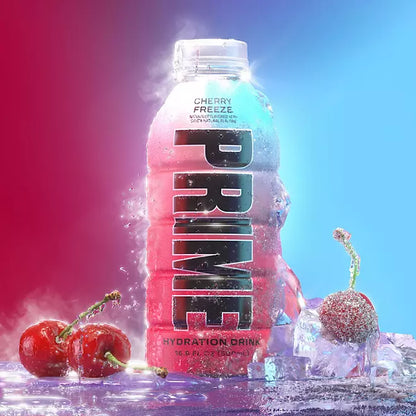 11 Flavours of Prime Hydration Cherry Freeze, Glowberry, Lemonade, Grape, Orange, Meta Moon, Strawberry Watermelon, Ice Pop, Blue Raspberry, Tropical Punch, & Lemon Lime