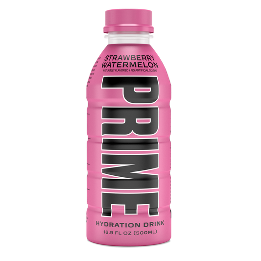 Prime Hydration Sports Drink Strawberry Watermelon (12 Drinks, 16 Fl Oz. Each)