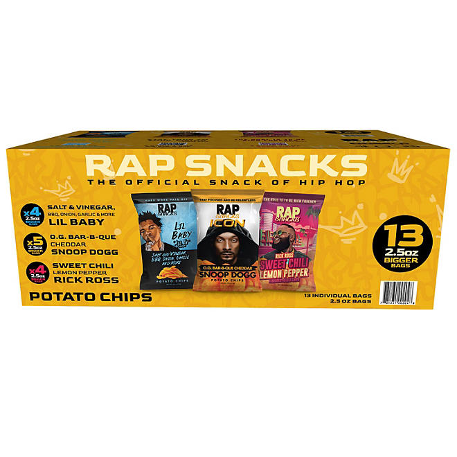 Rap Snacks Gold Variety Pack Chips (13 ct)