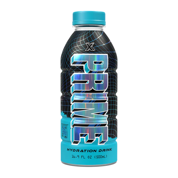 USA - Limited Edition Prime Hydration X Strawberry Lemonade Blue Holographic Bottle