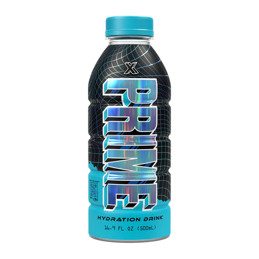 USA - Limited Edition Prime Hydration X Strawberry Lemonade Blue Holographic Bottle