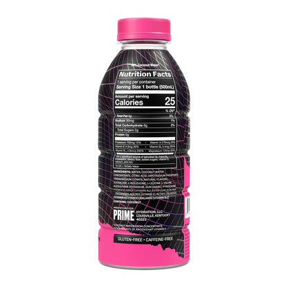 USA - Limited Edition Prime Hydration X Strawberry Lemonade Pink Holographic Bottle