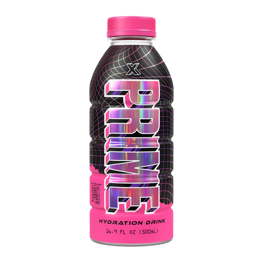 USA - Limited Edition Prime Hydration X Strawberry Lemonade Pink Holographic Bottle