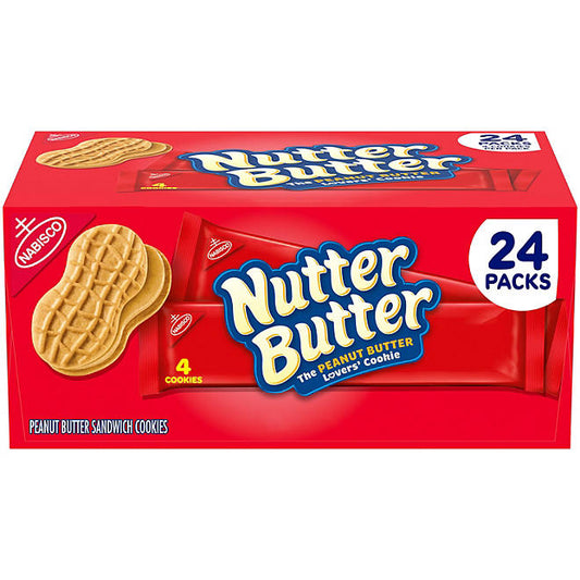 Nutter Butter Peanut Butter Sandwich Cookies (24 pk)