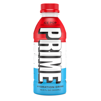Prime Hydration Sport Drink 5 Pack With The Newest Flavour Lemonade, Strawberry Watermelon, Ice Pop, Blue Raspberry, & Lemon Lime (5 Bottles, 16 Fl Oz. Each)