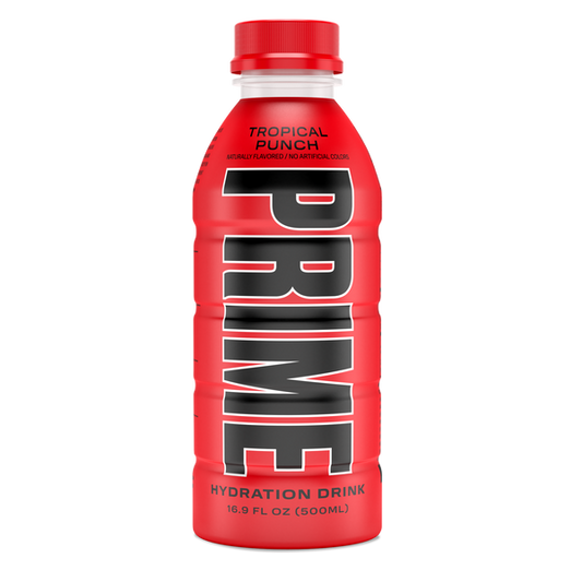 Prime Hydration Sports Drink Tropical Punch (12 Drinks, 16 Fl Oz. Each)