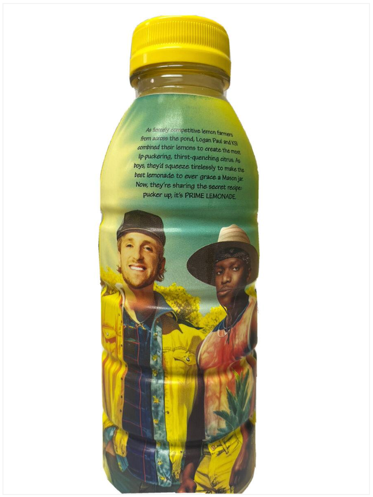 Prime Hydration single Lemonade bottle SOLD OUT EXCLUSIVE LOGAN & KSI NEW  FLAVOR