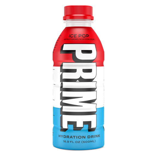 Prime Hydration Sports Drink Ice Pop (12 Drinks, 16 Fl Oz. Each)