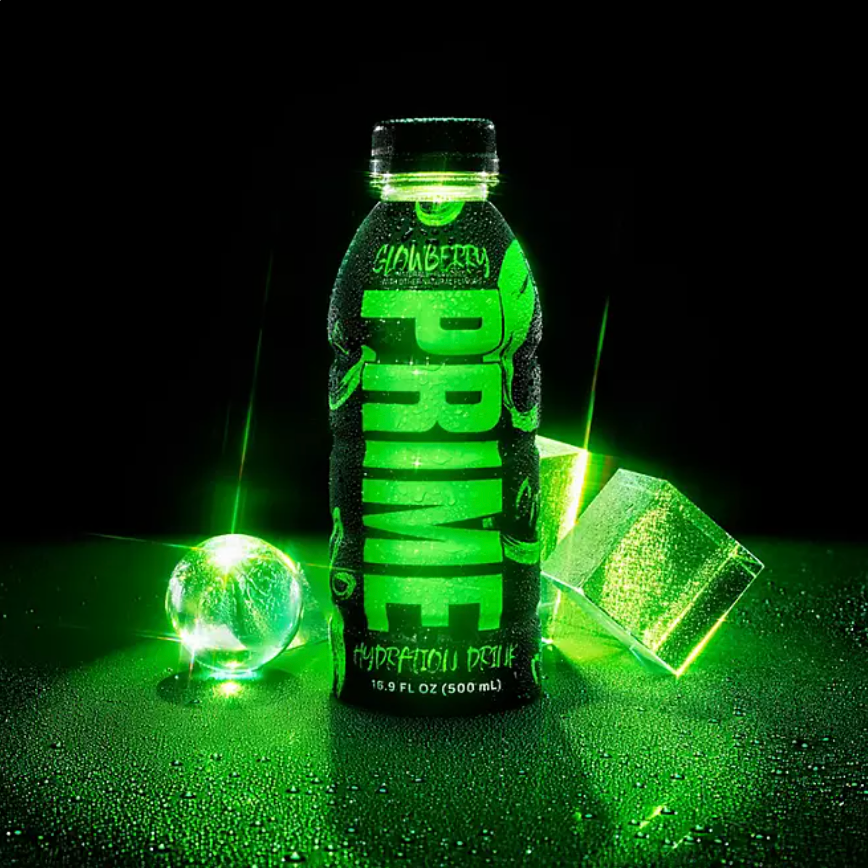 Limited Edition Prime Hydration Sports Drink GlowBerry (16.9 Fl Oz Per  Bottle)